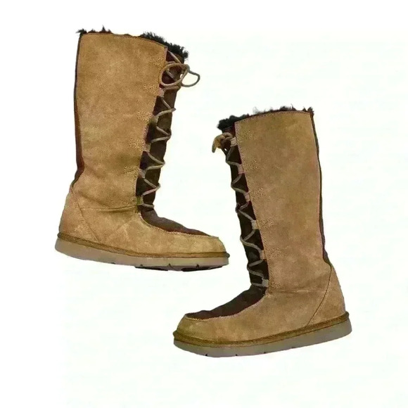 UGG 5230 Whitley Suede Boots in Chestnut / Chocolate size 6 - Picture 4 of 10